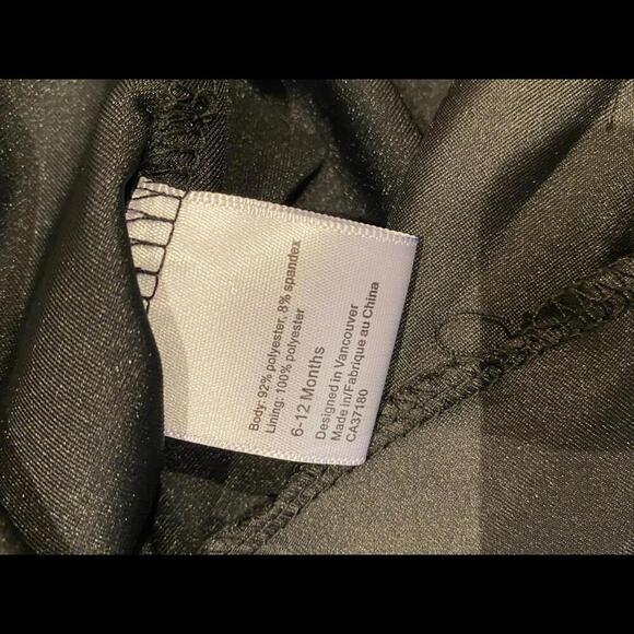 Beba Bean black velvet dress NWT 6-12M - Picture 3 of 3